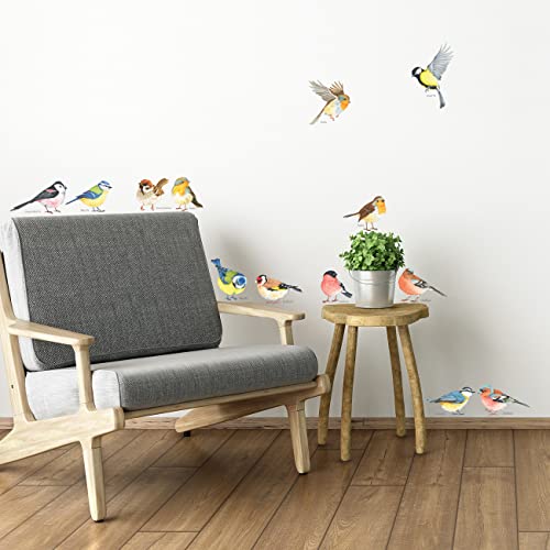 DECOWALL DS-8038 Pequeñas aves (Pequeña) Vinilo Pegatinas Decorativas Adhesiva Pared Dormitorio Saln Guardera Habitaci Infantiles Nios Bebs