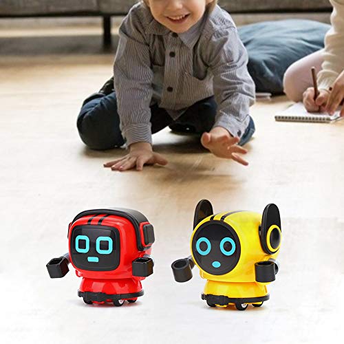 DIY Mini Robot Giroscopio, Novedad Spinning Top Varios modos Tire hacia atrás Inercia Inteligencia Juguete para niños pequeños