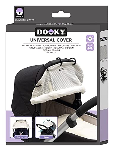 Doky - Parasol universal para cochecito y silla de bebé (protección UV+ 40)