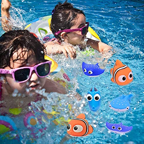 Finding Dory Nemo - Juguetes de baño para bebés y niños pequeños, 4 unidades