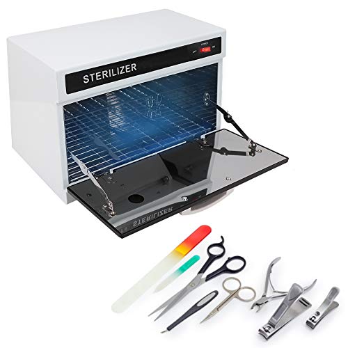 Gabinete de Esterilizador Estetica UV, Caja de Desinfección de Gran Capacidad, Equipo de Esterilización de Salud para Salones de Belleza para Toallas y Tijeras Calientes (UV #1)