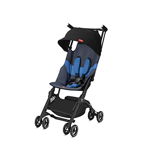 Gb Gold, Silla de paseo ligera y compacta, Pockit+ All Terrain, Azul (Night Blue)