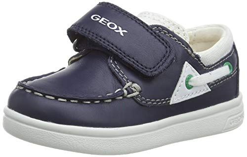 Geox B DJROCK BOY C Mocasines Bebé-Niños, Azul (Navy/White C4211), 24 EU