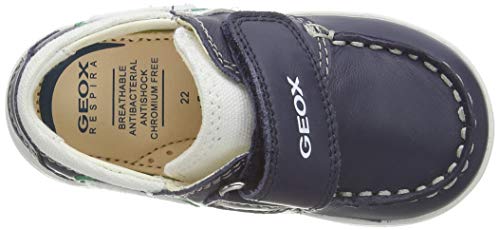 Geox B DJROCK BOY C Mocasines Bebé-Niños, Azul (Navy/White C4211), 24 EU