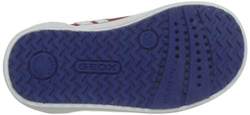 Geox B Kilwi Boy G - Zapatillas Bebé-Niños, Rojo (Dk Red/Royal C0849), 22 EU, Par