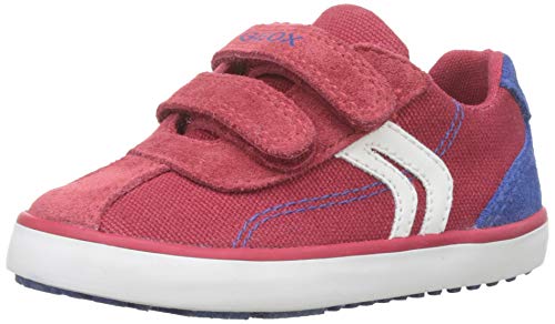 Geox B Kilwi Boy G - Zapatillas Bebé-Niños, Rojo (Dk Red/Royal C0849), 22 EU, Par