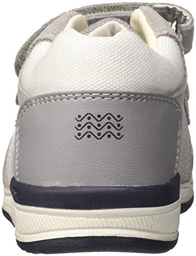 Geox B Rishon A, Zapatillas para Bebés, Gris (Grey/White), 19 EU