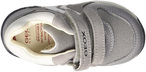 Geox B Rishon A, Zapatillas para Bebés, Gris (Grey/White), 19 EU