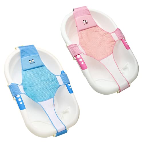 Hamaca Para Bañera,2pack Soporte Asientos Para Bañera Bebe Recién Nacido,Asiento de Ducha para Bebé