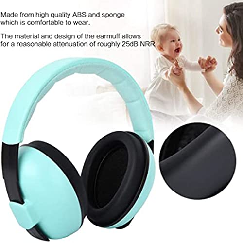 Huachaoxiang Protector De Audición Niño Bebé, Protección contra Ruidos Auriculares Niños 25 DB NRR Ruido Reducción Auricular Bajo Peso para Bebé 0-36 Meses Niños Mujer Adulta,Amarillo