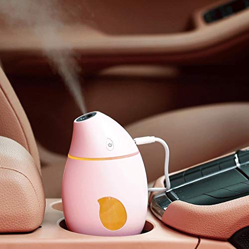 Humidificador Humidificador 160ml portátil Mini humidificador pequeño humidificador de Vapor frío USB de Escritorio humidificador Conveniente for el Dormitorio de Coches Oficina de Viajes, luz cálida