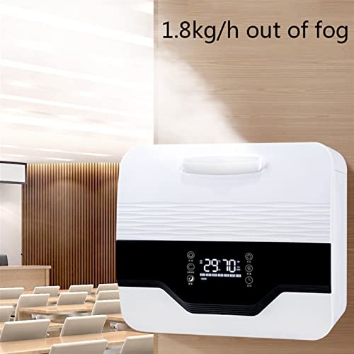 Humidificador Humidificador montado en la Pared 5L Humidificador de Tiempo de Gran Capacidad de Gran Capacidad Humidificador de Humedad Constante Inteligente, 45-95%RH Humidificidad for la habitación