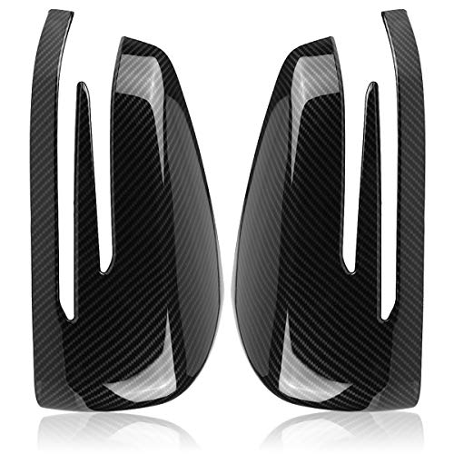 iFCOW Pegatinas decorativas para espejo de modificación de coche Shell lado espejo retrovisor tapa cubierta para M - B A B C E GLA clase W204 W212 accesorios de coche