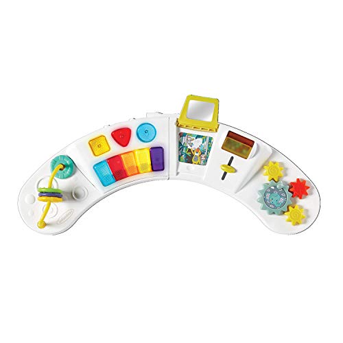 Infantino Music & Lights 3-in-1 Discovery Seat & Booster - Silla alta de crecimiento, asiento elevador y silla para comer - Con juguetes y bandeja para la merienda - Para bebés y niños pequeños