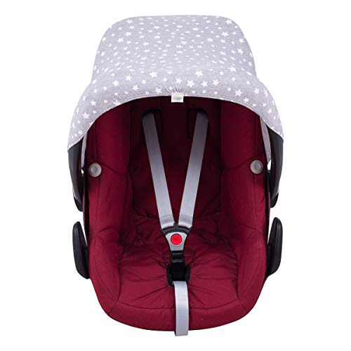 JANABEBE Capota compatible con Maxi-Cosi Pebble Bebe Confort (WHITE STAR)