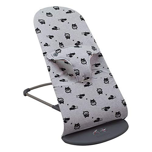 JANABEBE Funda para Hamaca Compatible con Babybjorn Soft, Balance (Robot Space, ALGODÓN)