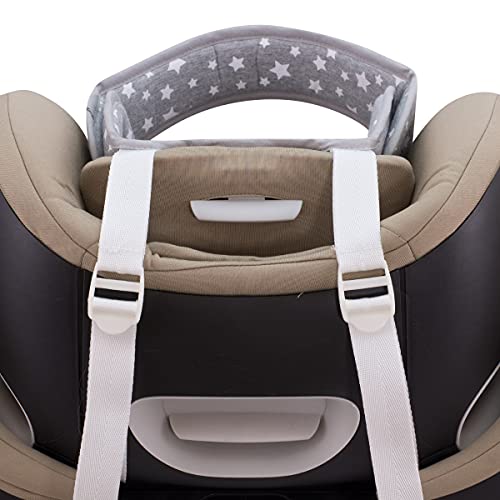 JANABEBE Soporte de Cabeza para Niños en Coche (White Star)