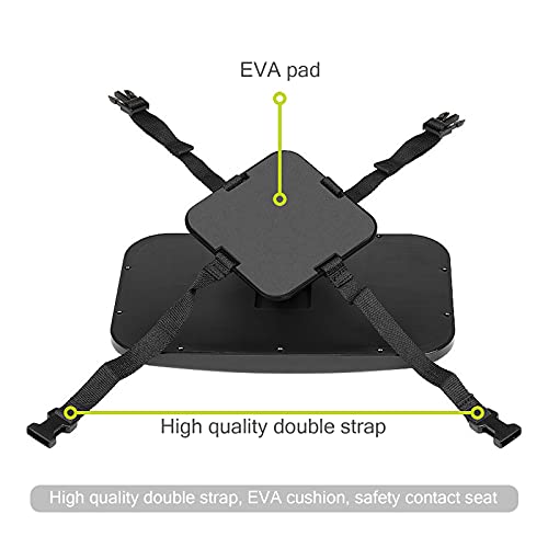 Jroyseter Espejo De Coche para Bebé, Espejo De Asiento Trasero para Bebés, Espejo De Coche De Bebé Inastillable, Giratorio De 360 °, Espejo Retrovisor De Coche para Asiento De Bebé con Vista Grande