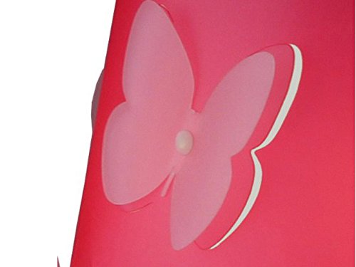 Lámpara infantil con forma de mariposa con pantalla de luz LED, varias capas, efectos de luz