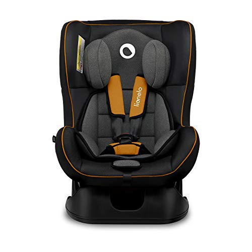 LIONELO Liam Asiento de seguridad Para niños 0-18 kg, Regulación gradual de 3 niveles, Cinturones de seguridad con 5 puntos, Montaje en el sentido de la marcha y a contramarcha