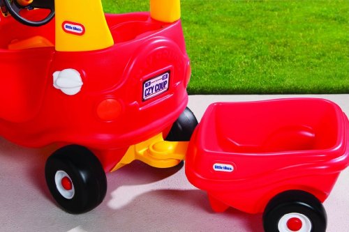 Little Tikes Cozy Coupe Remolque, Para Juguetes y Muñecas, Material Duradero para Juegos en Interiores y Exteriores