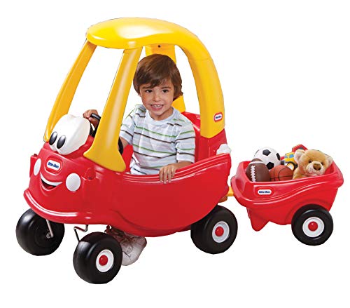 Little Tikes Cozy Coupe Remolque, Para Juguetes y Muñecas, Material Duradero para Juegos en Interiores y Exteriores