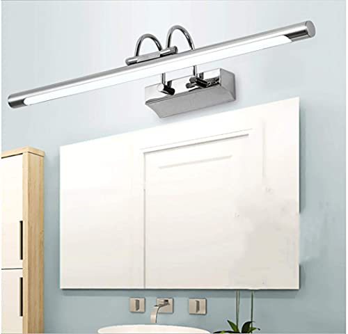 LZLYER Aplique de Pared Luz de Espejo de Tocador - Lámpara de Baño Impermeable Lámpara de Baño de Acrílico Iluminación de Pared Pantalla de Maquillaje Luces de Tocador Base de Acero Inoxidable Apliqu