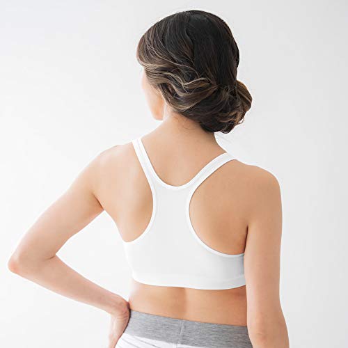 Medela Schlaf Bustier Sujetador de lactancia, Blanco (weiß), Talla L, para Mujer