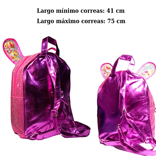 MercaBeauty 【1】 Mochila infantil, regalo para niñas + 【700】 Gomas para hacer pulseras niñas