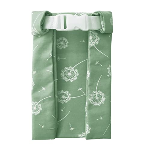 MIMUSELINA Bolsa Impermeable para bañador bebé. Bolsa estanca Anti-Calado para Guardar bañador Mojado o pañal de Tela Manchado o Mojado. (Diente de león Menta)