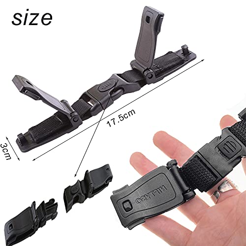 mohito 2PCS Niños Seguridad Clip de Hebilla Hebilla de Seguridad Para Niños Cinturón De Seguridad Para Sujetar Niño Evite que los Niños se Caigan del Cinturón de Seguridad Negro