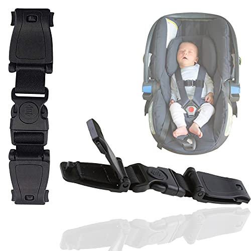 mohito 2PCS Niños Seguridad Clip de Hebilla Hebilla de Seguridad Para Niños Cinturón De Seguridad Para Sujetar Niño Evite que los Niños se Caigan del Cinturón de Seguridad Negro