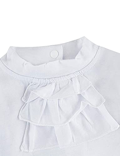 MOMBEBE COSLAND Bebés Pirata Ropa Conjunto Disfraz Carnaval Disfraz Varones Blanco 18-24 Meses