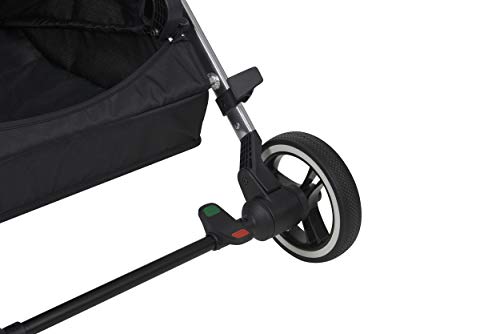 ms Capazo para Silla De Paseo Montecarlo, Carrito, Capota Extensible, Plegado Fácil Y Compacto, Unisex, Verde