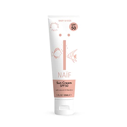 Naïf Bebé & Niños Crema Solar Natural SPF50 30ml - Tamaño Viaje