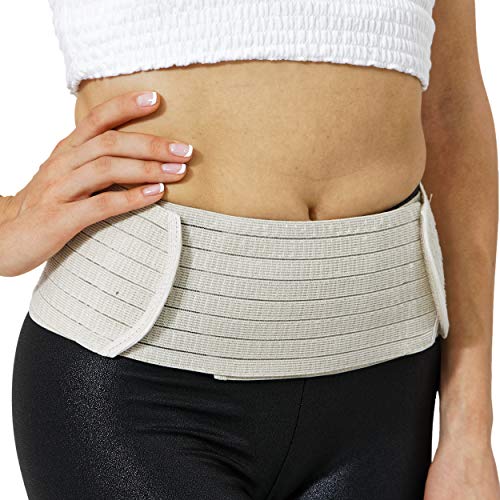 Neotech Care - Accesorio 3 en 1, faja de maternidad, faja posparto y cinturón pélvico - Material transpirable - Blanco - L