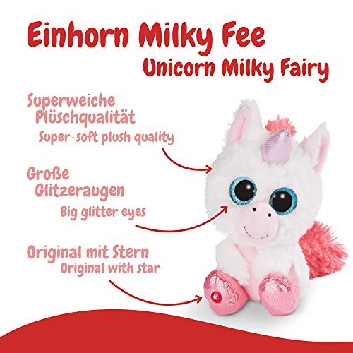 NICI- Unicornio Miky-Free Glubschis Peluche, Multicolor (45563)