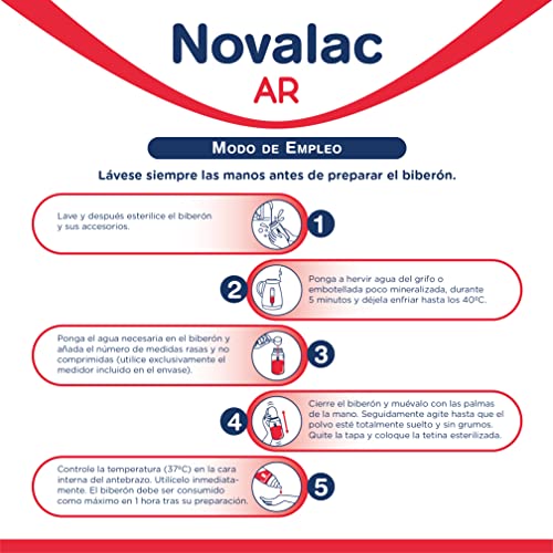 Novalac Leche AR, 0-12 Mes- 800 gr