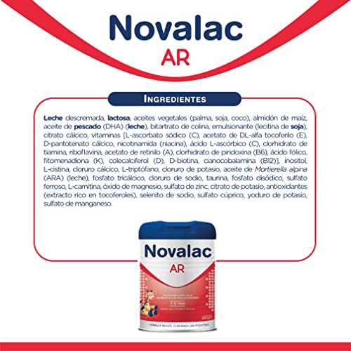 Novalac Leche AR, 0-12 Mes- 800 gr