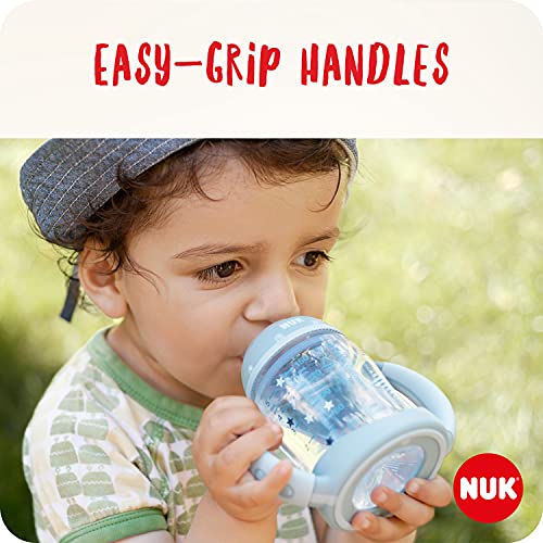 NUK First Choice - Taza para estudiantes (6 – 18 meses, boquilla de silicona a prueba de fugas, ventilación anticólico, sin BPA, 150 ml)