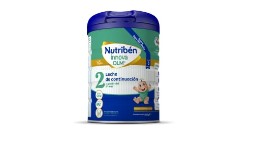 Nutribén Pack Innova 2 - Leche en Polvo de Continuación para Bebés - de 6 a 12 meses - 3 x 800g con Cacito Dosificador Incluído, Variado