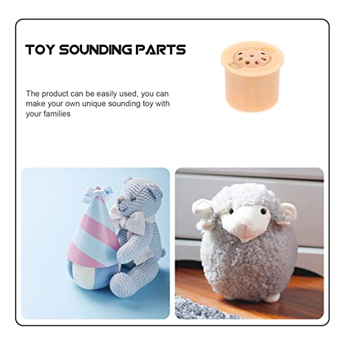 PATKAW 5Pcs Relleno Animal Grabable Grabable Grabación de Plástico Música Sólida Juguete Peluche Componentes de Juguetes para Tienda de Casas