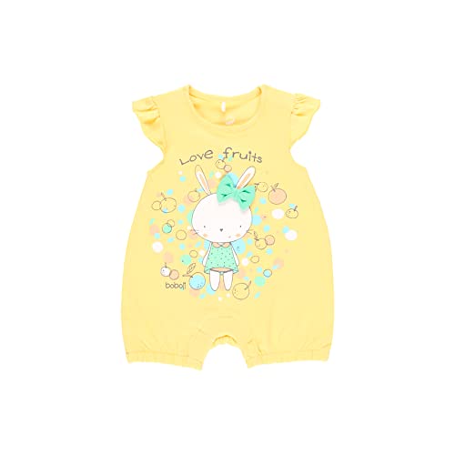 Pelele Bebe Niña - 100% algodón- Organico - Manga Corta - Pelele Verano – Pijama para Dormir- Ropa de Regalo - para Bebe de 0 Mes a 18 Meses