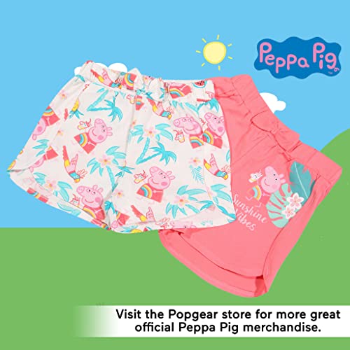 Peppa Pig Sunshine Vibes bebés Pantalones Cortos Twin Pack Multicolor 12-18 Meses