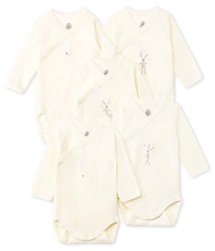 Petit Bateau 5425500 Conjunto de Ropa Interior para bebés y niños pequeños, Blanco / Didou1 Blanco / Didou2 Blanco / Didou3 Blanco/Filantino Blanco/Filantano, 1 Mes