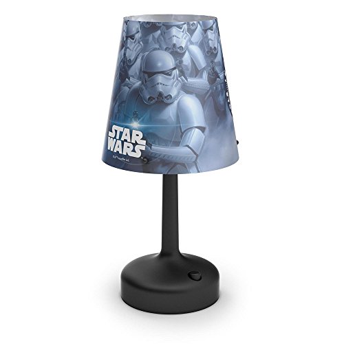 Philips Star Wars Stormtrooper - Lámpara de mesa, LED, color azul