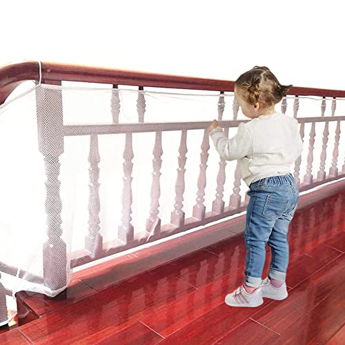 Red Seguridad Niños, Red Seguridad Niños Balcon, 3 Metros Red de Seguridad para Niños, Malla De Seguridad Para Escaleras, Barandilla Escaleras Mallas, Redes De Protección de Las Escaleras Balcón