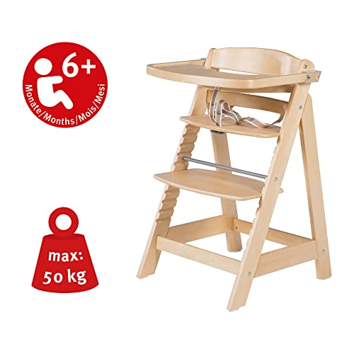 Roba-Kids 7569 - Trona evolutiva en madera natural.