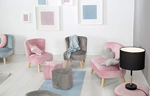 roba Sillón Infantil de Estilo Retro, Mauve/Ros