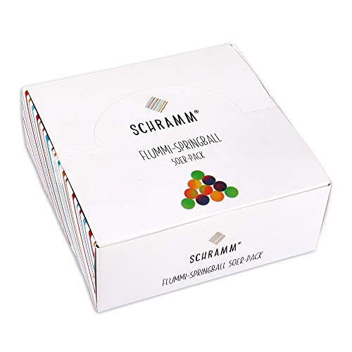 Schramm® 50 Piezas de Pelotas de Rebote Escarcha 27mm de Pelotas de Rebote Bola de Rebote Bola de Rebote con sorteo Cumpleaños de los niños 50 Pack